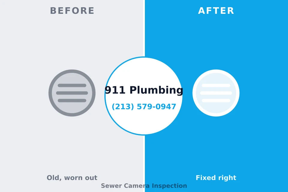 Before and after: plumbing company La Union, NM